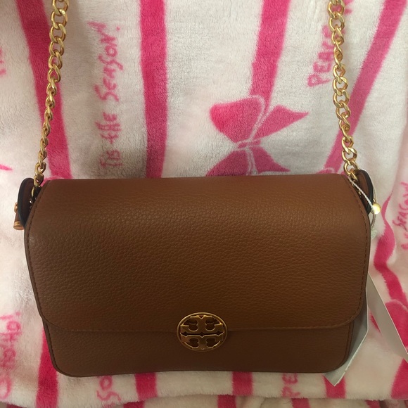 Tory Burch Classic Tan Chelsea Crossbody - Picture 7 of 9